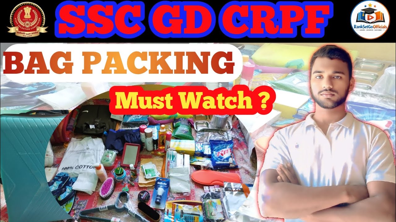SSC GD CRPF BAG PACKING ( Must Watch) @crpfbittu  Like Share Subscribe 