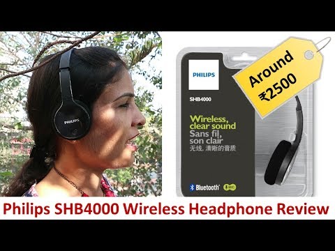 Philips SHB4000 Bluetooth Wireless Headphone Review and Much More