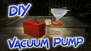 How to make a Multipurpose Vacuum Pump &amp; a Buchner Funnel