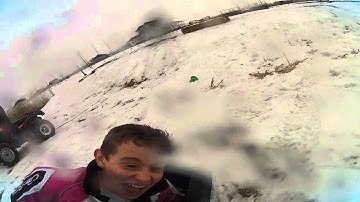 Sled Jump Gone Wrong!!