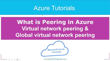 18 - Peering in azure network | Virtual Networks peering | Global virtual network peering