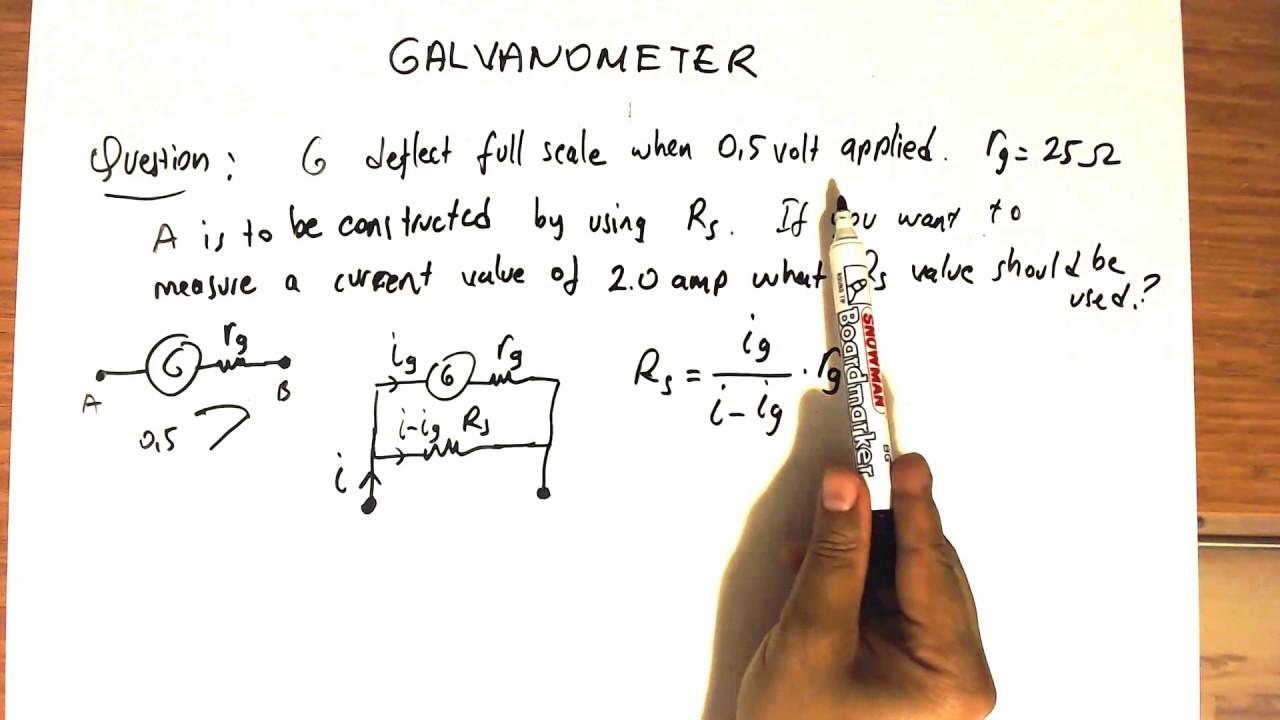 Problem Solving Find Shunt Resistance Youtube