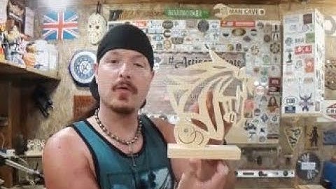 Artistic Horse Head, Scroll Saw Art