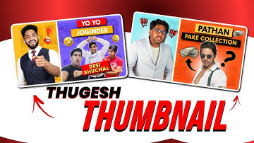 😍Step-by-Step Guide on How to Create Thumbnails Like Thugesh"  | how to make thumbnail like thugesh