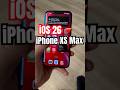 How to Get iOS 26 on iPhone XS Max!