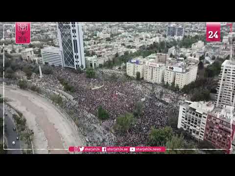 Drone images show
