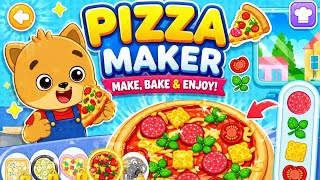 🍕 Pizza Maker Fun Game for Kids | Make, Bake & Enjoy! 🧀🍅 Kids Cooking Adventure screenshot 3
