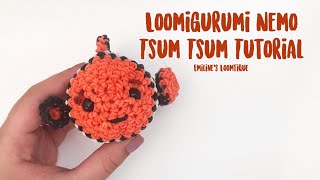 Loomigurumi Nemo Tsum Tsum Tutorial || Rainbow Loom Emiline