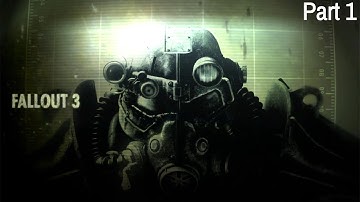 FALLOUT 3 PC Full Playthrough Part 1 - First Look (No Commentary Gameplay)