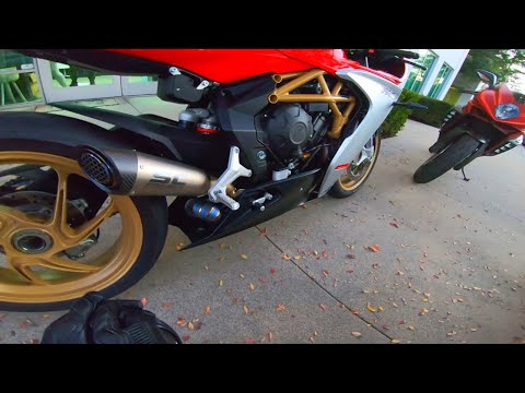 First Ride of The MV Agusta Superveloce With SC Project Exhaust!
