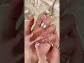 Blush Pink Press-On Nails | Bow &amp; Rhinestone Design | Blush Hour | NailPop