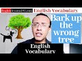 English Idiom: bark up the wrong tree