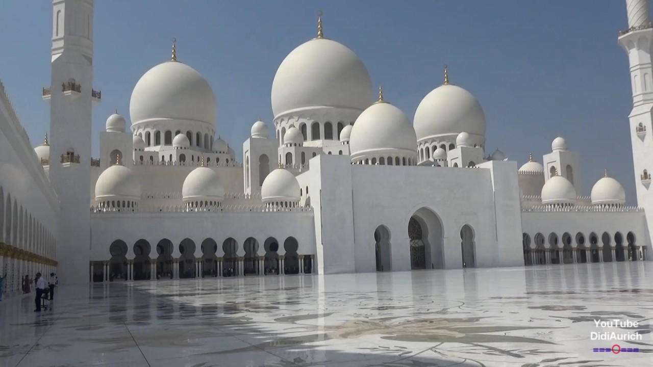 Abu Dhabi Scheich Zayid Moschee جامع الشيخ زايد الكبير Sheikh Zayed Mosque Masdschid Schaich Zayid Youtube