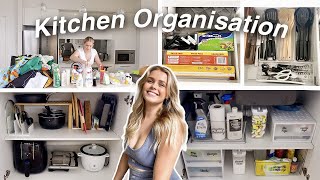 KITCHEN ORGANISATION | Under Sink & Cabinets | KMART Storage Ideas!
