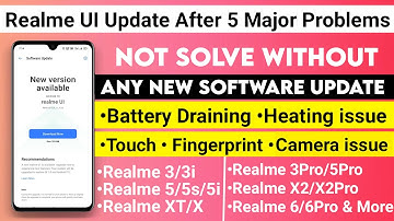 Realme UI Update After 5 Major Problems | Battery draining | Touch problem | heating & lagging
