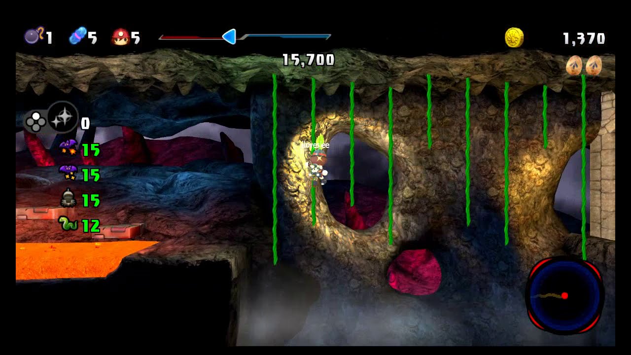 Spelunker Party Stage 4-11 Ancient Giant Creature All Litho-stones location