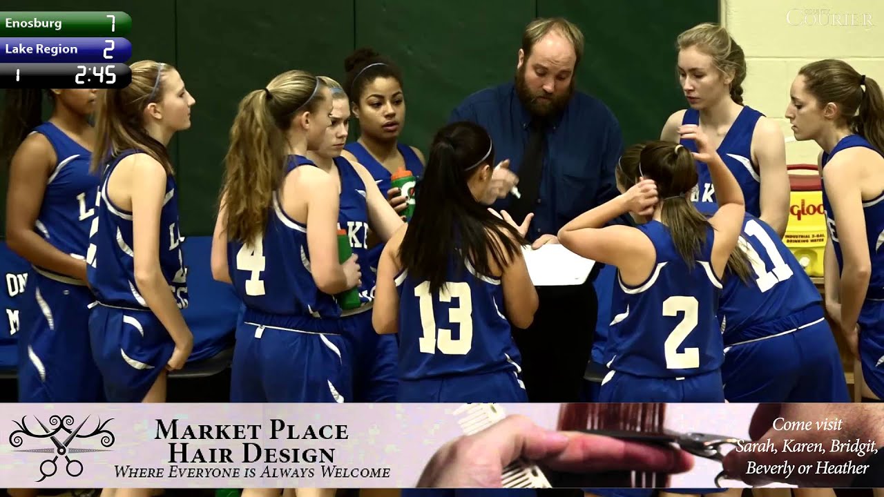 GIRLS BASKETBALL Enosburg vs Lake Region YouTube