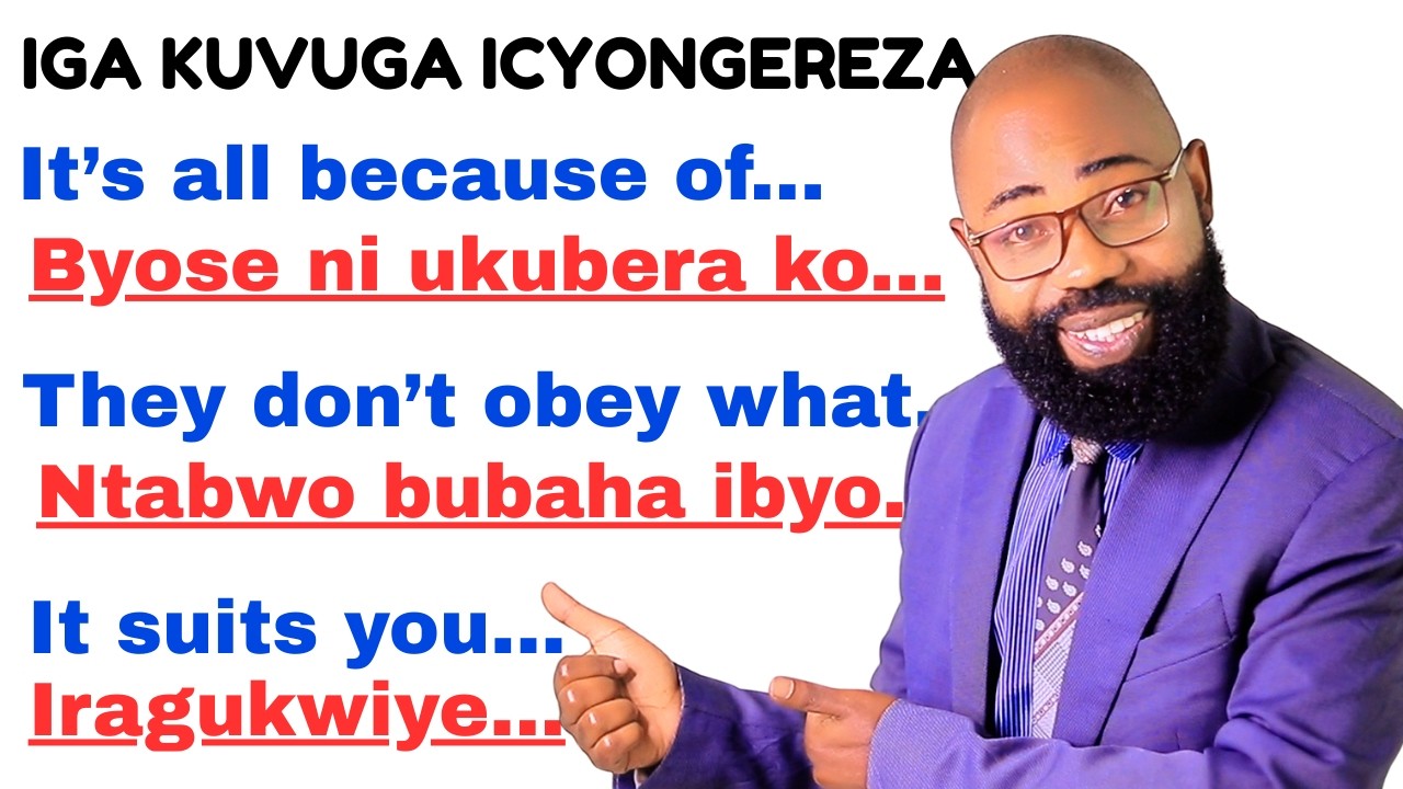 L720: Menya Interuro zifasha Kuvuga Icyongereza