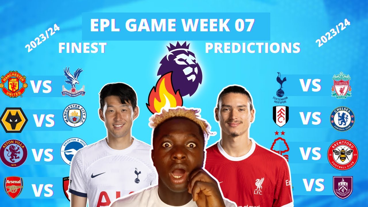 Premier League Predictions with Jusang. Game Week 7🔥 Manchester