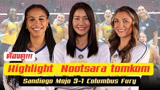 Highlight: Sandiego Mojo (นุศรา ต้อมคำ) 3-1 Columbus Fury | Pro Volleyball 2024 #volleyball