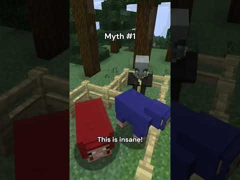 Busting 50 MYTHS in Minecraft