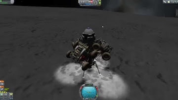Kerbal Space Program - Rover deployment on Mun