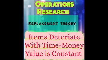 Solved problem on Replacement Theory || Items whose maintenance  cost increases with time || CASE-II