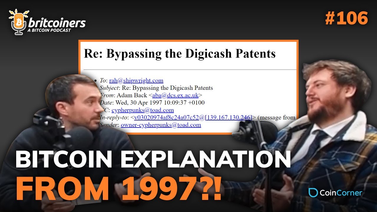 Youtube video thumbnail from episode: Bitcoin Explained in 1997? | Britcoiners by CoinCorner #107