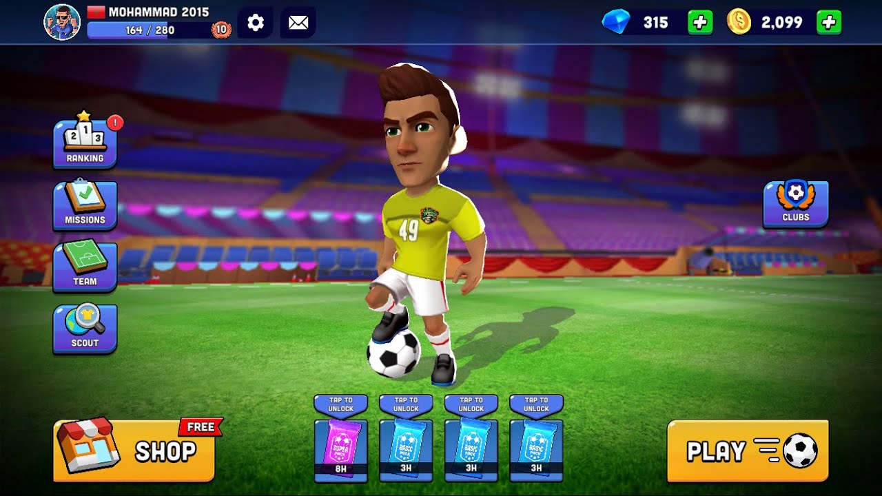 لعبة جدا ممتعة لعبة mini football 