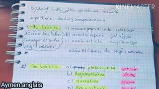 الأسئلة التي تتكرر في اللغة الإنجليزية في البكالوريا لكل الشعب Bac anglais revision final