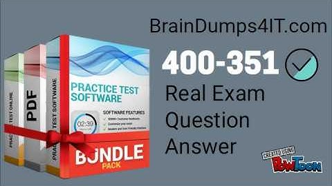 Cisco 400-351 Exam BrainDumps