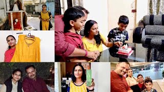 #Vlog My Birthday Vlog || My new kurti collection || WOW aloevera peeloff gel Mask || Telugu Mom