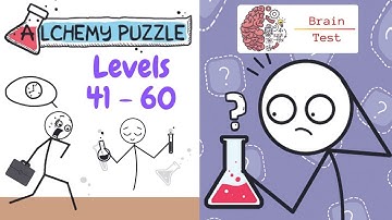 "Alchemy Puzzle WEEGOON - Level 41-60 Android Gameplay Walkthrough - Funny Stickman Puzzle Game