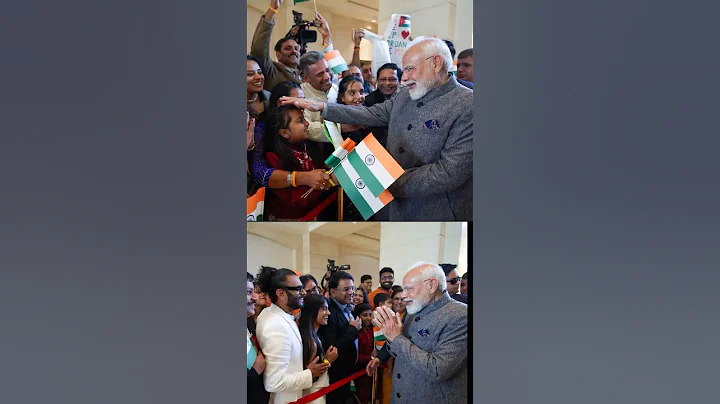 PM Modi receives a warm welcome from Indian community in Jordan | #shorts