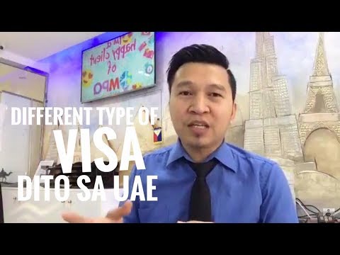 DIFFERENT TYPES OF VISA IN UAE (via FB Live) - DIFFERENT TYPES OF VISA IN UAE (via FB Live)