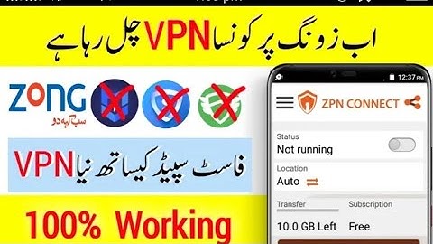 How to Use Zong Free Internet Code&New Setting 2020