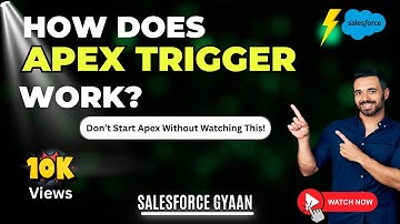 How Does Apex Trigger Work in Salesforce? (Beginners Must Watch!)