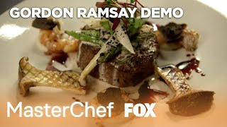 Gordon Ramsay Demonstrates How To Make A Surf & Turf | Season 10 Ep. 17 | MASTERCHEF