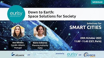 Eurisy webinar - Session 1: Smart Cities - with Ana Oliveira, Portugal and Elaine Sciberras, Malta
