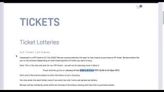 EH Con Canada 2020: Ticket Launch & Lotteries Demo
