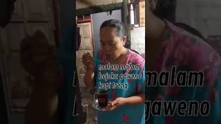 Alhamdulillah malam malam digawekno kopi Ireng Karo bojoku
