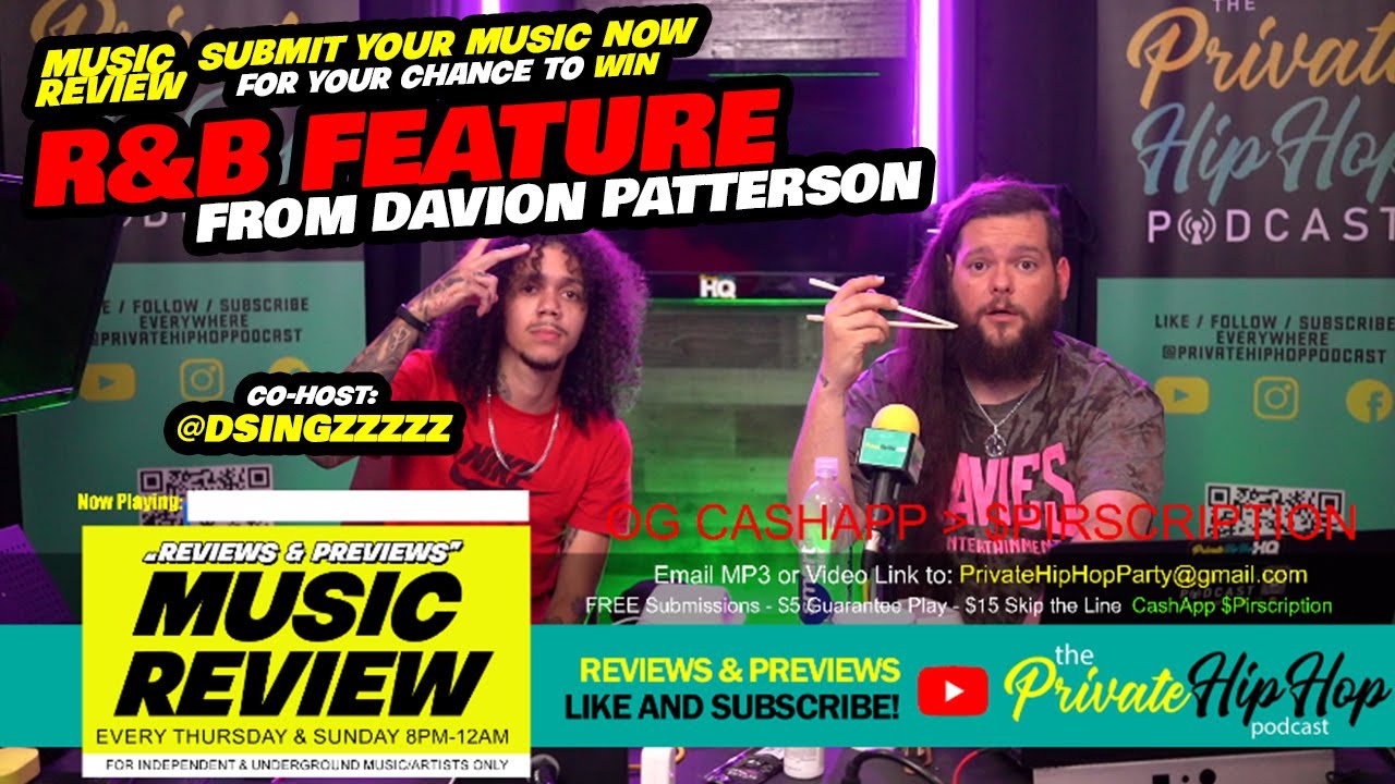 “Reviews & Previews” #202 - PrivateHip-Hop Live Stream - w ...