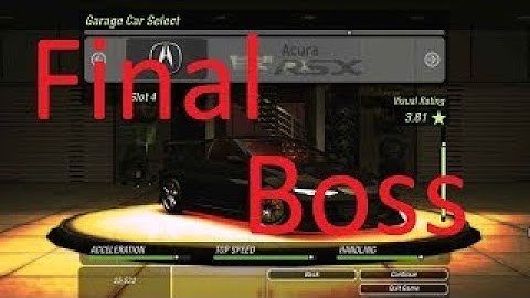 Need For Speed Underground 2 - Final Boss Caleb ( NO WALL RIDING + HARD + MT )  Acura RSX Gameplay