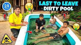 Last One To Leave DIRTY POOL🤮 Win’s $10,000😍 -Ritik Jain Vlogs