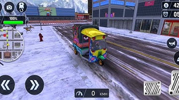 Tuk Tuk Auto Rickshaw Driving simulator Game #25 - Car Taxi/Riksha Games - Ios/Android Gameplays