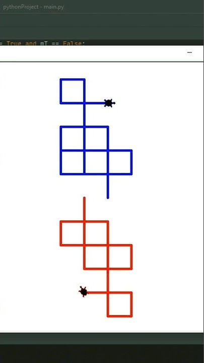 Create a Simple Two Player Game Using Python Turtle | #shorts # ...