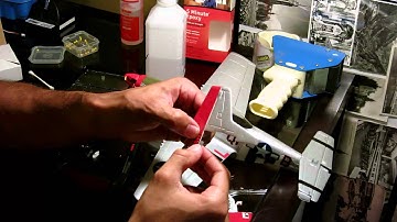 Parkzone P-51D Mustang replacement of the vertical stabilizer