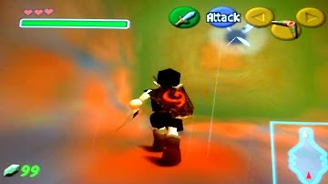 Zelda OOT Cheat Code outside near temple of time update + inside jabu jabu