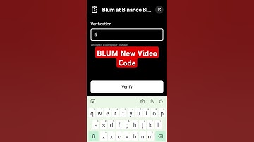 New Blum Video Code Today ! Blum All YouTube Video Code ! Blum All Verify Code Today