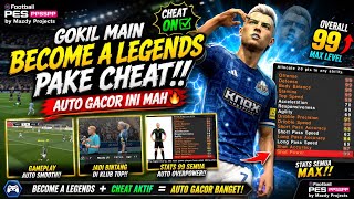 INSANE! PLAYING BECOME A LEGEND ON PPSSPP WITH CHEATS😱 PES PSP MAZDY PROJECTS - FOG EFFECT INCLUDED🔥 screenshot 1